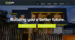 Desktop Screenshot of lifestylebuildingdesign.com.au